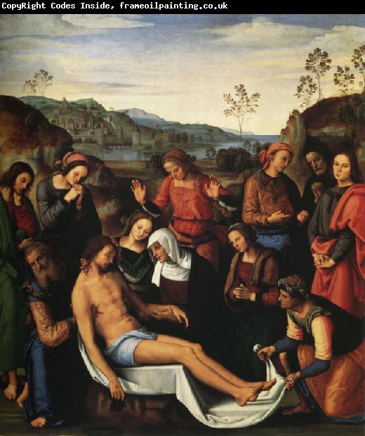 Pietro Perugino Lamentation over the Dead Christ (mk25)
